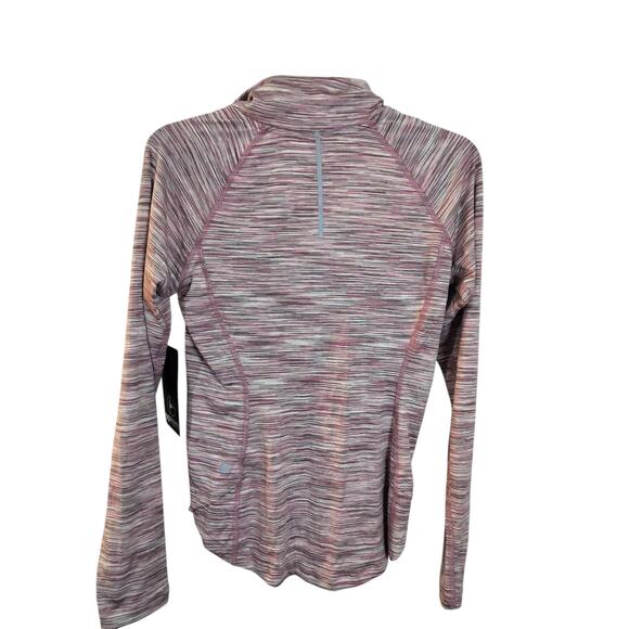 3848) 90 Degrees by Reflex Woman 1/2 Zip Pink Gray Active wear Jacket XS - Picture 4 of 9